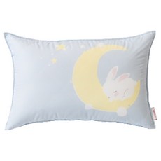 MYHOUSE 兒童兔子圖案絎縫枕頭套, 月光