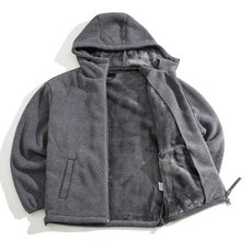 HARRISON HOMME 男女通用 羊羔毛 連帽 刷毛 外套 HA-1512 WES1038