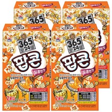 사조 전자레인지용 팝콘 달콤한맛 2p, 140g, 4개