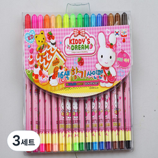 16色彩色簽字筆, 粉紅色, 3套