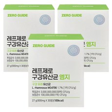 REFZERO 口服乳酸菌益生菌乳酸菌, 30顆, 3罐