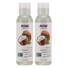 NOW Foods 純椰子保濕油/基底油, 118ml, 2瓶