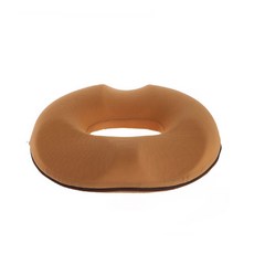 HigherDeco 記憶海綿甜甜圈坐墊, 棕色, 1個