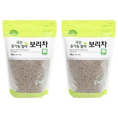오가닉스토리 국산 유기농 발아 보리차, 500g, 1개입, 2개