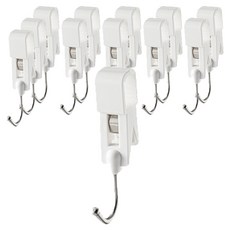 S&Q 多用途夾式掛鉤, 12個, 單一顏色