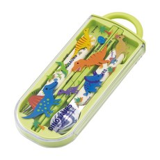 Skater 銀離子兒童餐具三件組, 湯匙 + 叉子 + 筷子, DINOSAURS, 1組