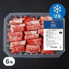 굿미트찹 미국산 차돌박이 돌돌말이 구이 (냉동), 6개, 500g