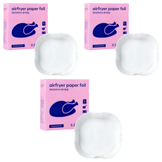 家家戶戶 氣炸鍋專用紙膜 方形盤狀 5.2L, 90入, 3個