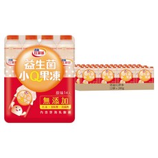活益比菲多 益生菌 小Q果凍 原味 14包, 12袋, 280g