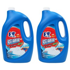 毛寶衣領精, 酵素升級配方, 獨特除垢成分, 強力去漬除垢, 2kg, 2瓶