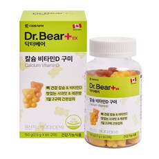 DAEWOONG 大熊製藥 鈣&維他命D軟糖, 150g, 1罐