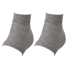 Cervin 紅外線保暖蠶絲護踝套, 灰色, 1雙