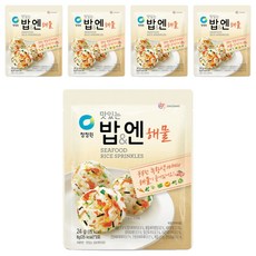 청정원 맛있는 밥 엔 해물 후리가케, 24g, 5개