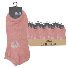 D&G BEAUTY 直條暗紋女踝襪