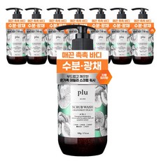 plu 去角質沐浴乳 柚子水蜜桃, 500g, 8瓶