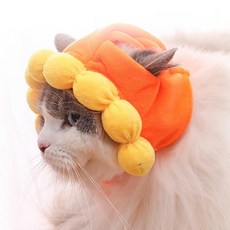 造型頭套, 太陽花 橘色 + 黃色, 1個