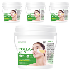 韓國 LINDSAY 優質膠原蛋白軟膜粉, 1罐, 4罐