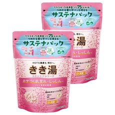 바스크린 키키유 클레이 탄산입욕제 온천향, 360g, 2개