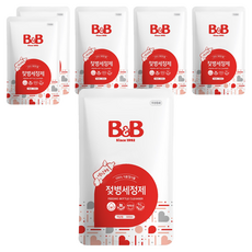 액상형 젖병세정제 리필 허브향, 500ml, 6個