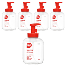 비앤비 젖병세정제 거품형, 450ml, 5개