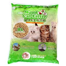 Q PET 松木砂 034163, 8L, 1袋, 松木香