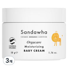 Sandawha Orgacare孩童保濕霜, 50g, 3罐