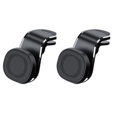 Onenough 車用出風口磁吸支架, 黑色, 2個