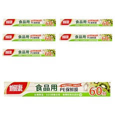 楓康 食品用PE保鮮膜, 60m, 6盒
