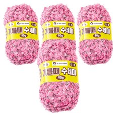 青松編織線 除油汙菜瓜布線 編織線, 104 深粉金屬, 4個