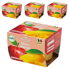 네추럴누바 유기농 생과일 누바 컵퓨레 2p, 망고, 4개, 200g