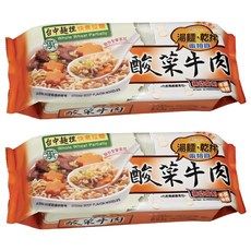 承昌食品 酸菜牛肉快煮拉麵, 2個, 400g