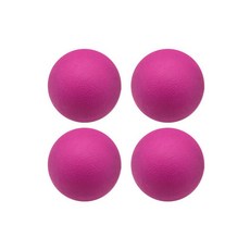 스포홀릭 싱글 TPE 마사지볼 라크로스볼, 로즈, 1세트