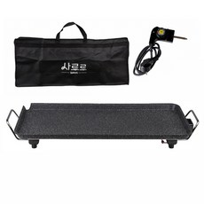 사르르 국산 돌판 가정용 전기그릴 + 전용가방 + 온도조절기 세트, SARR-7700