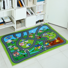 ROBOCAR POLI 道路印花遊戲地墊, 綠色