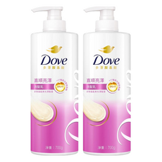 多芬 直順亮澤洗髮乳 秀髮修護專家系列, 700g, 2瓶