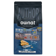 ownat 歐娜特 均衡天然鮮肉糧 維持免疫配方, 新鮮多種魚 + 新鮮雞肉, 3kg, 1袋
