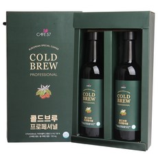 CAFE57冷萃咖啡專業咖啡組 375ml, 咖啡瓶 2p, 1套