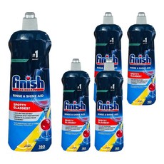 finish 光潔劑 洗碗機專用 檸檬 平輸品, 800ml, 5瓶