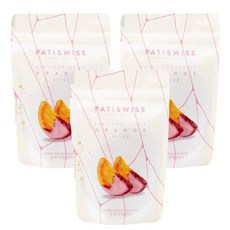 PATISWISS 橙片紅寶石巧克力, 糖漬乾燥橙片, 酸甜有嚼勁, 職人手工製作, 80g, 3包