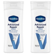 Vaseline 凡士林 潤膚乳液 修護無香, 2瓶, 200ml