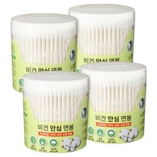 루이본 비건 안심 면봉, 200개입, 4개