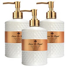 Savon De Royal 奢華珍珠系列洗手乳 - 白珍珠/黑珍珠/閃耀珍珠 500ml, 3件