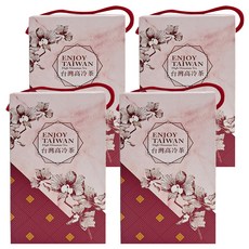 CHA-DING TEA 茶鼎天 台灣高冷茶 三角立體茶包禮盒, 3g x 25包, 4盒