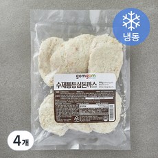 곰곰 수제통등심돈까스 (냉동), 800g, 4개