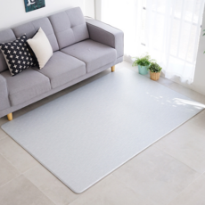 삼바텍 PVC 양면 사각 놀이방매트, 직물패턴 그레이