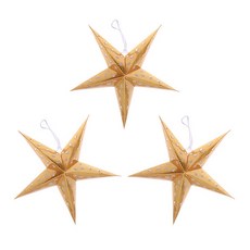 파티공구 페이퍼 별 모빌 3p, 골드