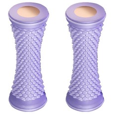 Kkong Sso 腳底滾輪足部指壓按摩器, 紫色, 2個