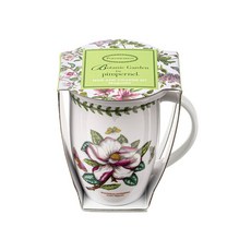 포트메리온 보타닉가든 머그컵 + 코스터 뚜껑, 맥노리아, 1세트