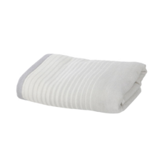 Gemini 双星毛巾 和風無捻紗紗布漸層系列 浴巾, 吸水性佳 柔軟舒適 海灘巾, 灰色, 1條