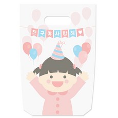 Donna&deco Nelly 少女手提袋 18 x 25 cm, 30個, 混合色